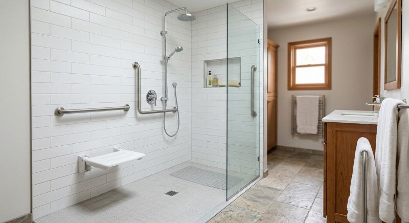 Elderly Shower Installation